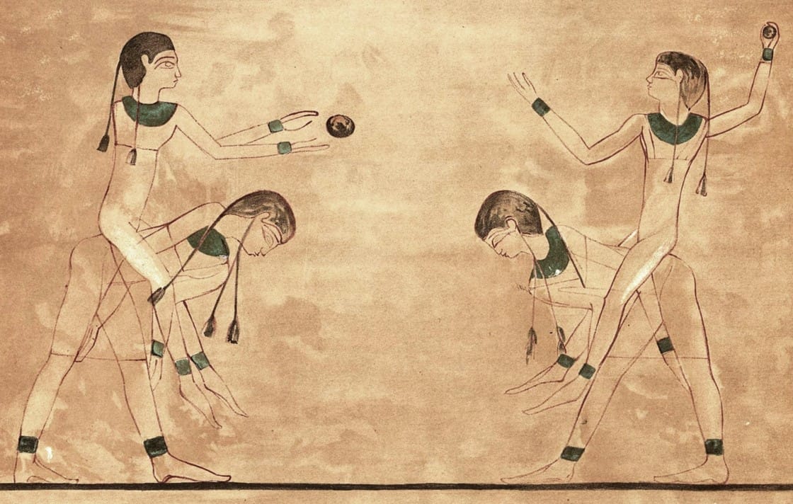 Egypt Egyptians playing Kubb history