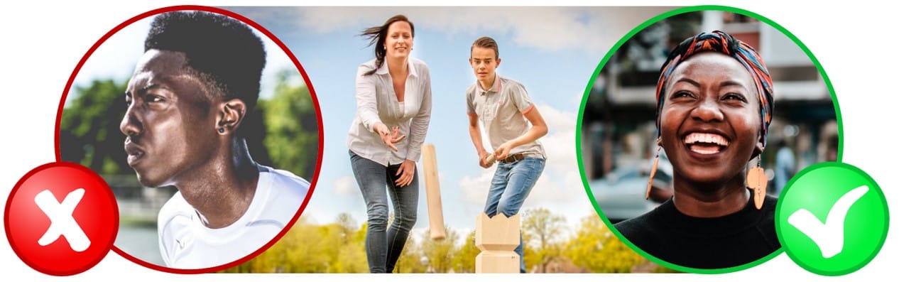 no sweating while playing Kubb