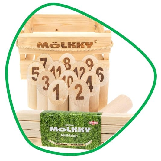 Tactic Games Molkky with FREE Molkkaari